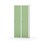 Novis garderobeskab lige topplade 1:2 B80 cm