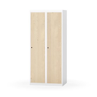 Novis garderobeskab lige topplade 1:2 B80 cm