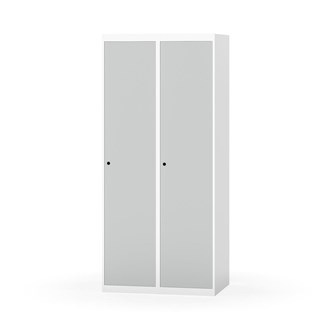 Novis garderobeskab lige topplade 1:2 B80 cm