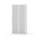 Novis garderobeskab lige topplade 1:2 B80 cm