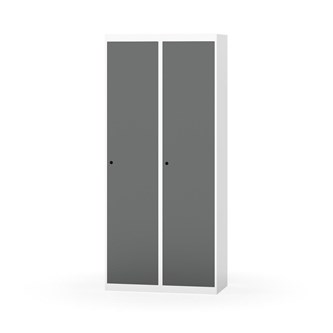 Novis garderobeskab lige topplade 1:2 B80 cm
