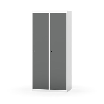 Novis garderobeskab lige topplade 1:2 B80 cm
