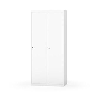 Novis garderobeskab lige topplade 1:2 B80 cm