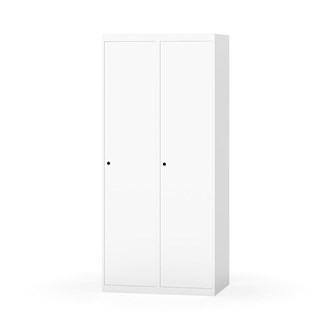 Novis garderobeskab lige topplade 1:2 B80 cm