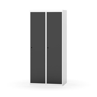 Novis garderobeskab lige topplade 1:2 B80 cm