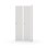 Novis garderobeskab lige topplade 1:2 B80 cm
