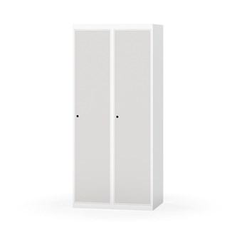 Novis garderobeskab lige topplade 1:2 B80 cm
