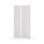 Novis garderobeskab lige topplade 1:2 B80 cm