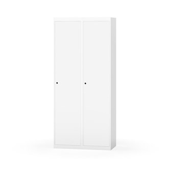 Novis garderobeskab lige topplade 1:2 B80 cm