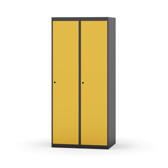 Novis garderobeskab lige topplade 1:2 B80 cm
