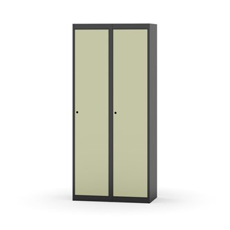 Novis garderobeskab lige topplade 1:2 B80 cm