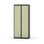 Novis garderobeskab lige topplade 1:2 B80 cm