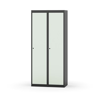 Novis garderobeskab lige topplade 1:2 B80 cm