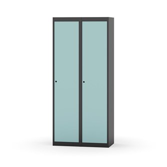 Novis garderobeskab lige topplade 1:2 B80 cm