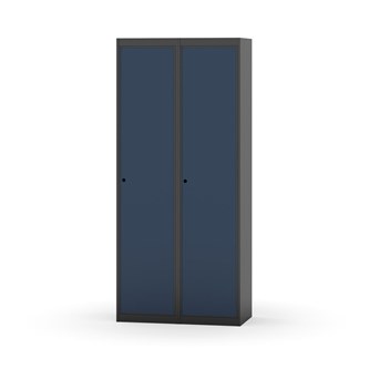 Novis garderobeskab lige topplade 1:2 B80 cm