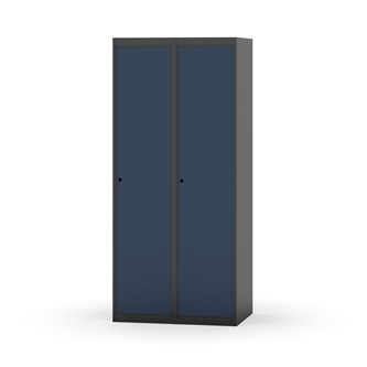 Novis garderobeskab lige topplade 1:2 B80 cm