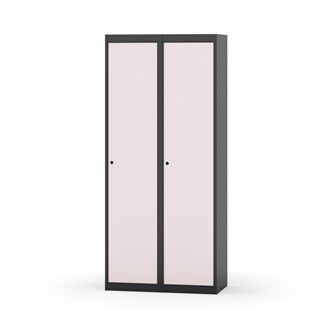 Novis garderobeskab lige topplade 1:2 B80 cm