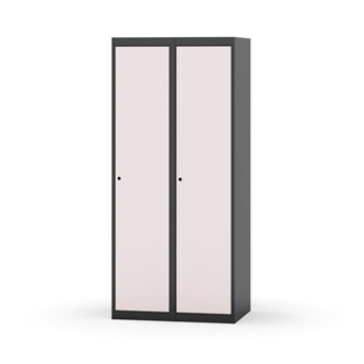 Novis garderobeskab lige topplade 1:2 B80 cm