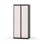 Novis garderobeskab lige topplade 1:2 B80 cm