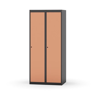 Novis garderobeskab lige topplade 1:2 B80 cm