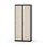 Novis garderobeskab lige topplade 1:2 B80 cm