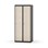 Novis garderobeskab lige topplade 1:2 B80 cm