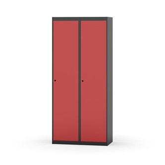 Novis garderobeskab lige topplade 1:2 B80 cm