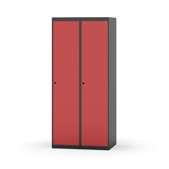 Novis garderobeskab lige topplade 1:2 B80 cm