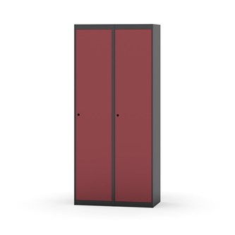 Novis garderobeskab lige topplade 1:2 B80 cm