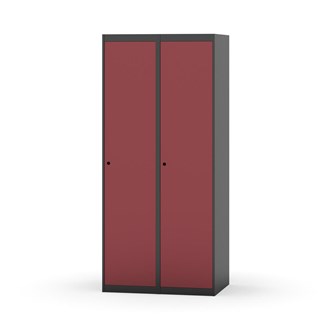 Novis garderobeskab lige topplade 1:2 B80 cm