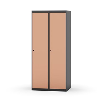 Novis garderobeskab lige topplade 1:2 B80 cm