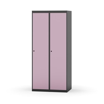 Novis garderobeskab lige topplade 1:2 B80 cm