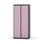 Novis garderobeskab lige topplade 1:2 B80 cm
