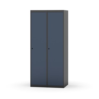Novis garderobeskab lige topplade 1:2 B80 cm