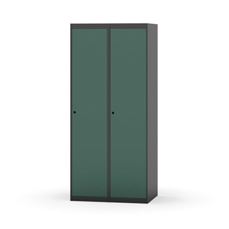 Novis garderobeskab lige topplade 1:2 B80 cm