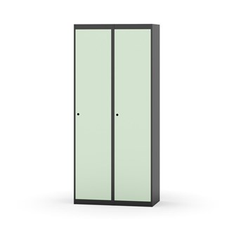 Novis garderobeskab lige topplade 1:2 B80 cm