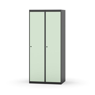 Novis garderobeskab lige topplade 1:2 B80 cm