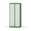 Novis garderobeskab lige topplade 1:2 B80 cm