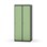 Novis garderobeskab lige topplade 1:2 B80 cm