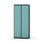 Novis garderobeskab lige topplade 1:2 B80 cm