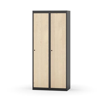 Novis garderobeskab lige topplade 1:2 B80 cm