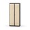 Novis garderobeskab lige topplade 1:2 B80 cm