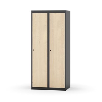 Novis garderobeskab lige topplade 1:2 B80 cm