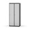 Novis garderobeskab lige topplade 1:2 B80 cm