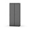 Novis garderobeskab lige topplade 1:2 B80 cm