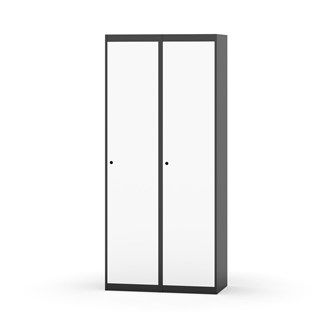Novis garderobeskab lige topplade 1:2 B80 cm