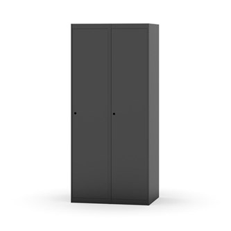 Novis garderobeskab lige topplade 1:2 B80 cm