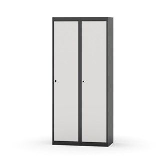 Novis garderobeskab lige topplade 1:2 B80 cm