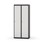 Novis garderobeskab lige topplade 1:2 B80 cm