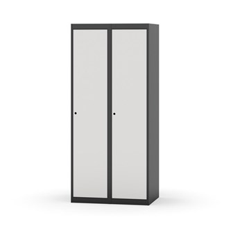 Novis garderobeskab lige topplade 1:2 B80 cm
